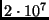 $2\cdot10^7$